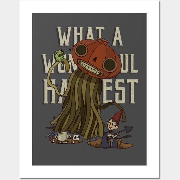 Pottsfield Harvest Festival - Over the Garden Wall Wall Art by NoBonesNoProblem